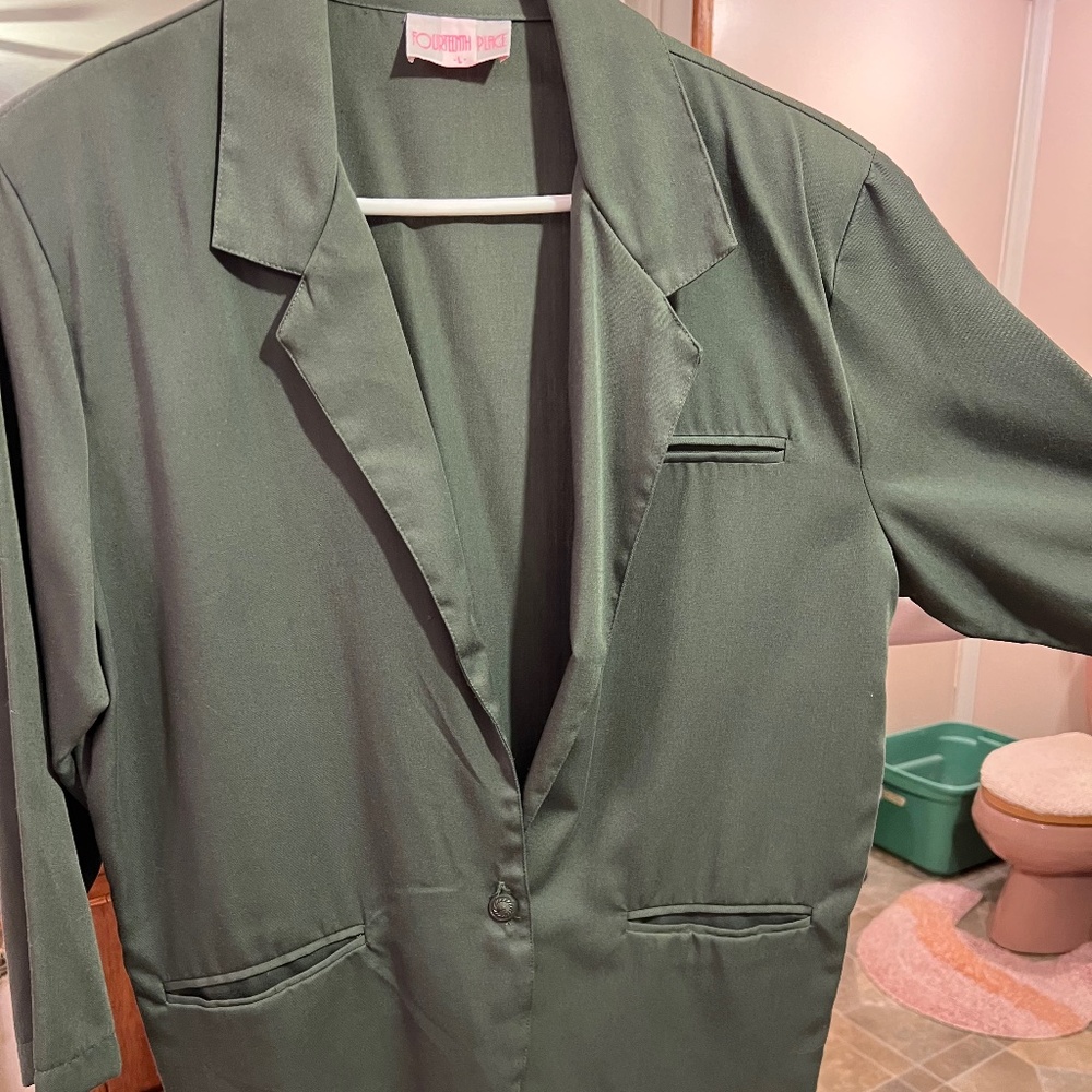 Army green vintage jacket size L